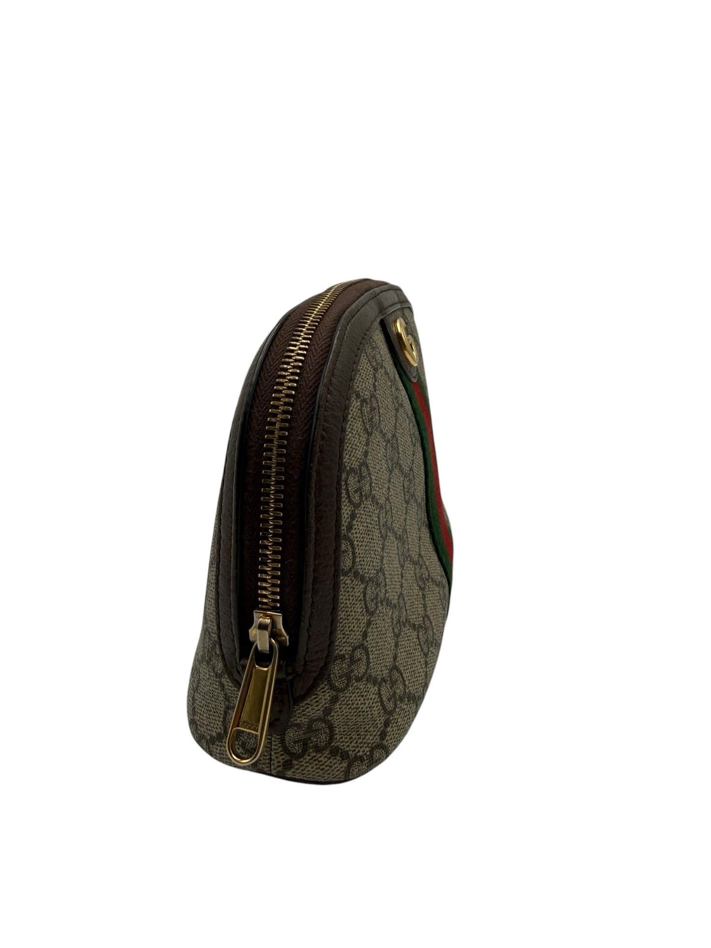GUCCI GG SUPREME MONOGRAM COSMETIC CLUTCH