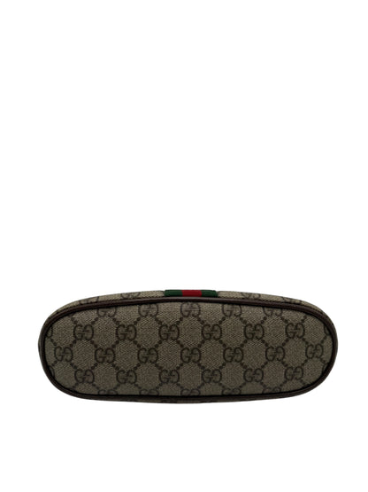 GUCCI GG SUPREME MONOGRAM COSMETIC CLUTCH