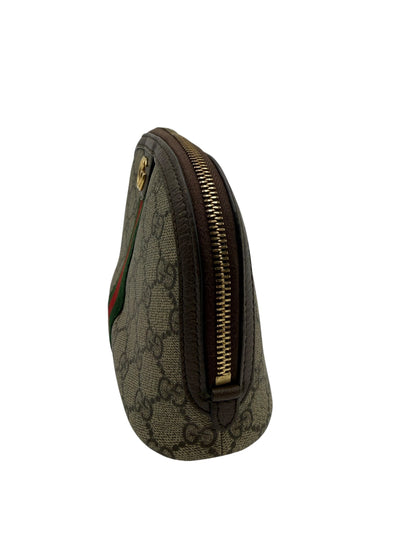 GUCCI GG SUPREME MONOGRAM COSMETIC CLUTCH
