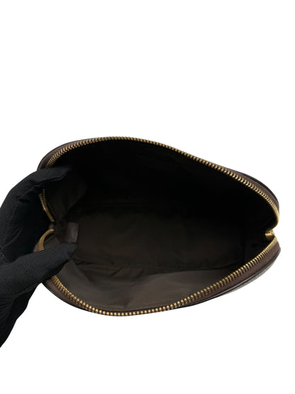 GUCCI GG SUPREME MONOGRAM COSMETIC CLUTCH
