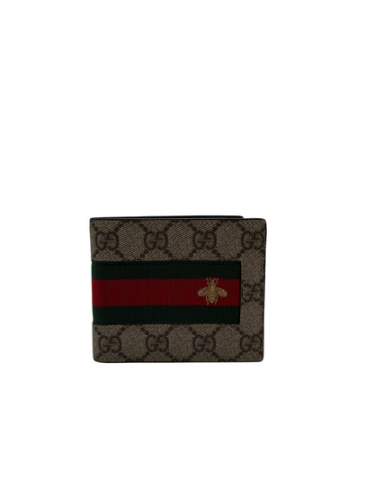 GUCCI BEE WEB BI-FOLD WALLET
