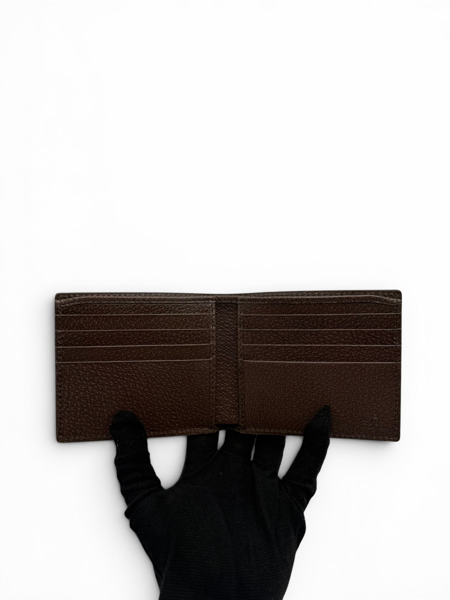 GUCCI GG SUPREME BIRD BI-FOLD WALLET
