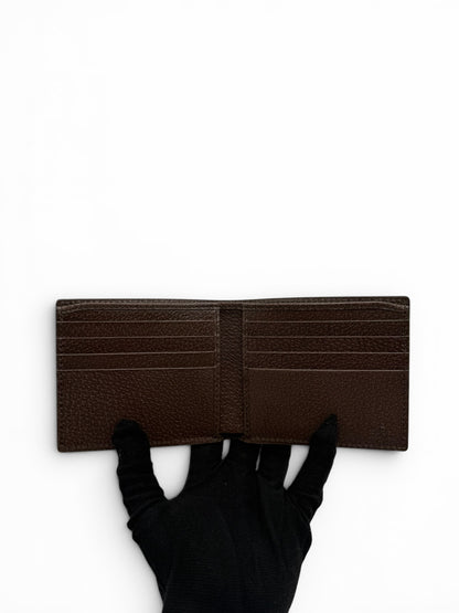 GUCCI GG SUPREME BIRD BI-FOLD WALLET