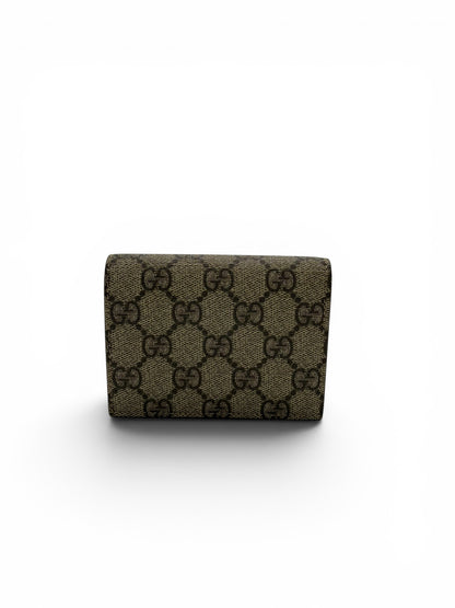 GUCCI GG SUPREME CHERRY FRENCH WALLET