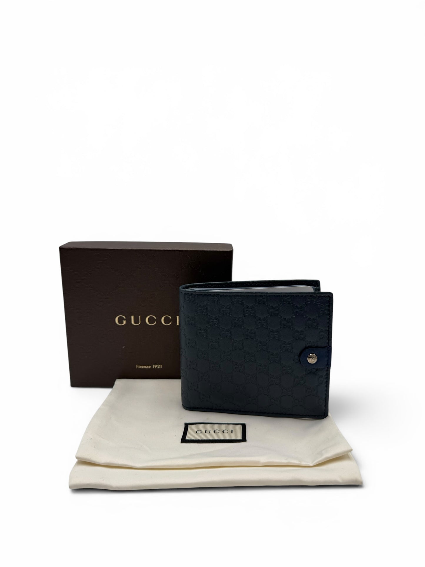 GUCCI MICROGUCCISSIMA LEATHER BI-FOLD WALLET