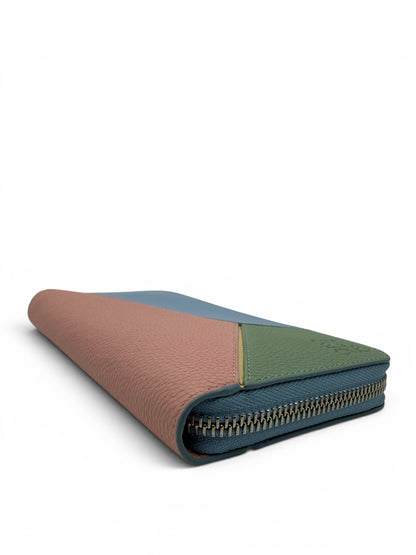LOEWE PUZZLE ZIP-AROUND WALLET MULTICOLOR