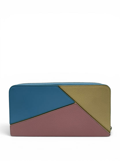 LOEWE PUZZLE ZIP-AROUND WALLET MULTICOLOR