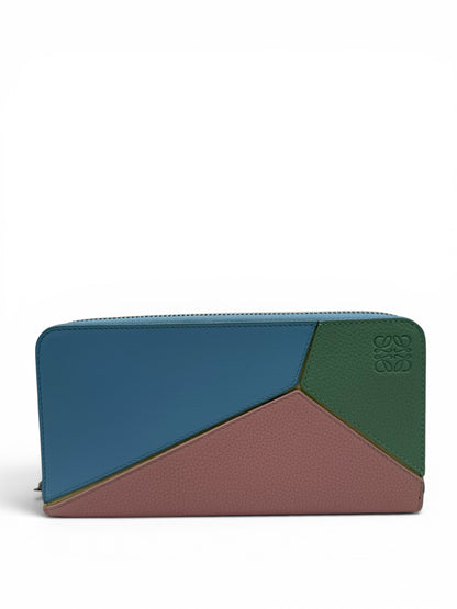 LOEWE PUZZLE ZIP-AROUND WALLET MULTICOLOR