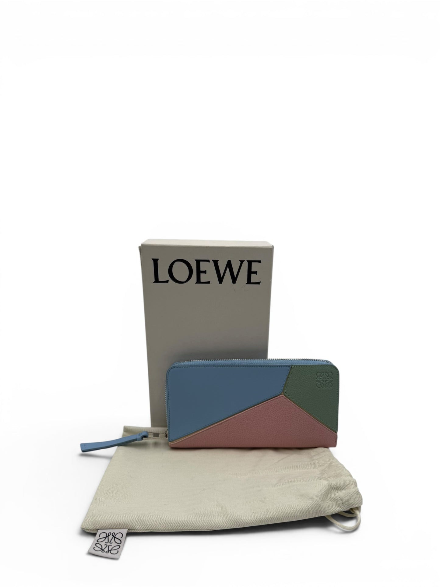 LOEWE PUZZLE ZIP-AROUND WALLET MULTICOLOR