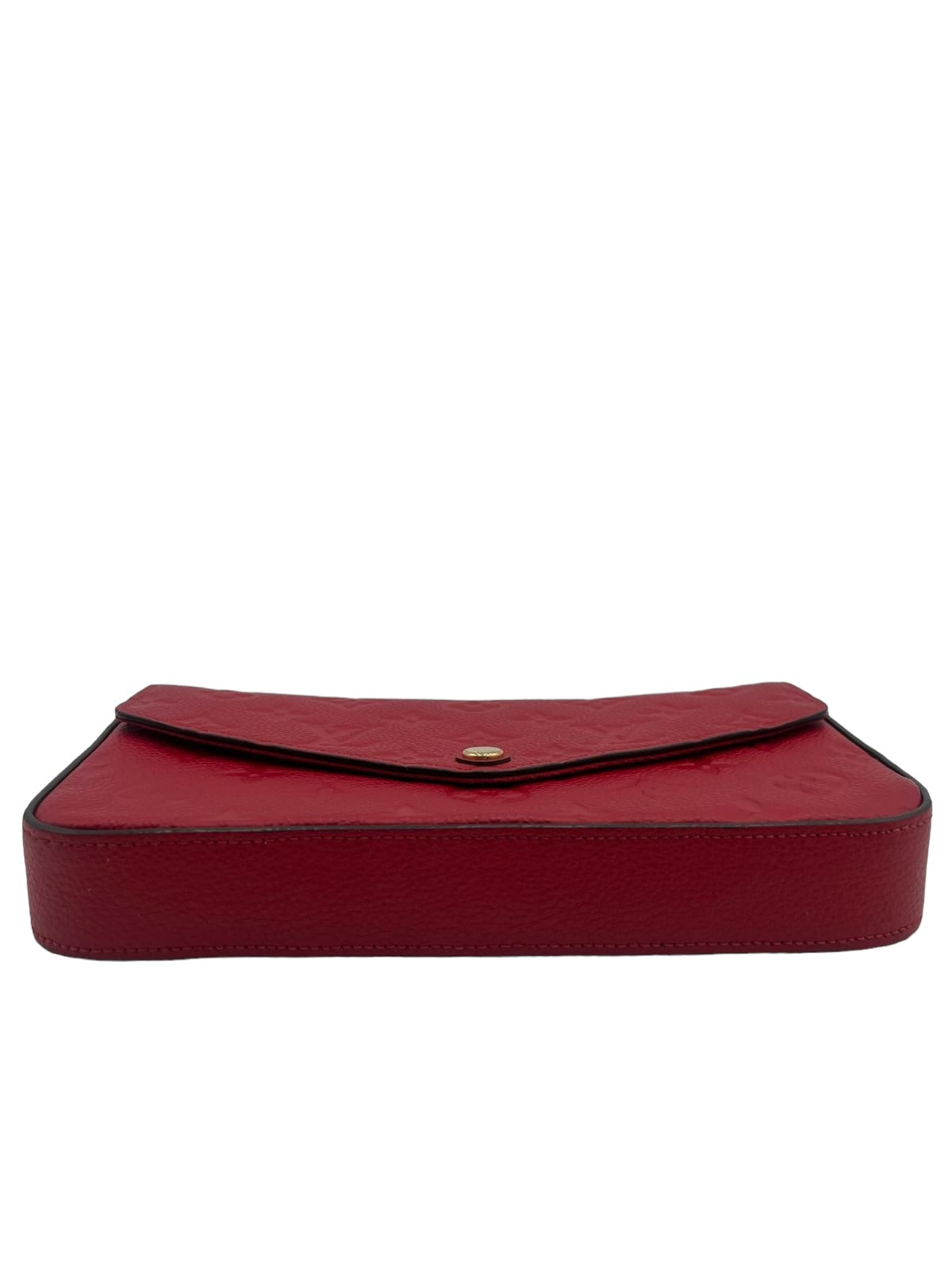 LOUIS VUITTON MONOGRAM EMPREINTE POCHETTE FELICIE RED