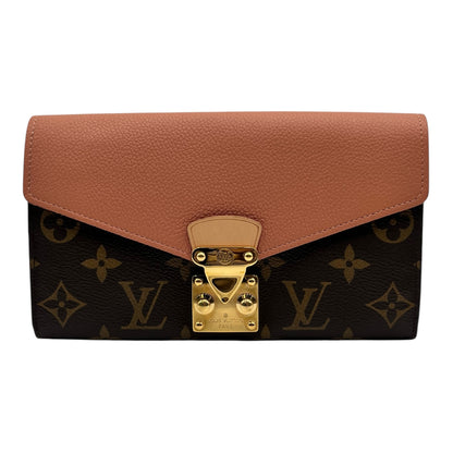 LOUIS VUITTON PALLAS MONOGRAM BROWN PECHE PINK