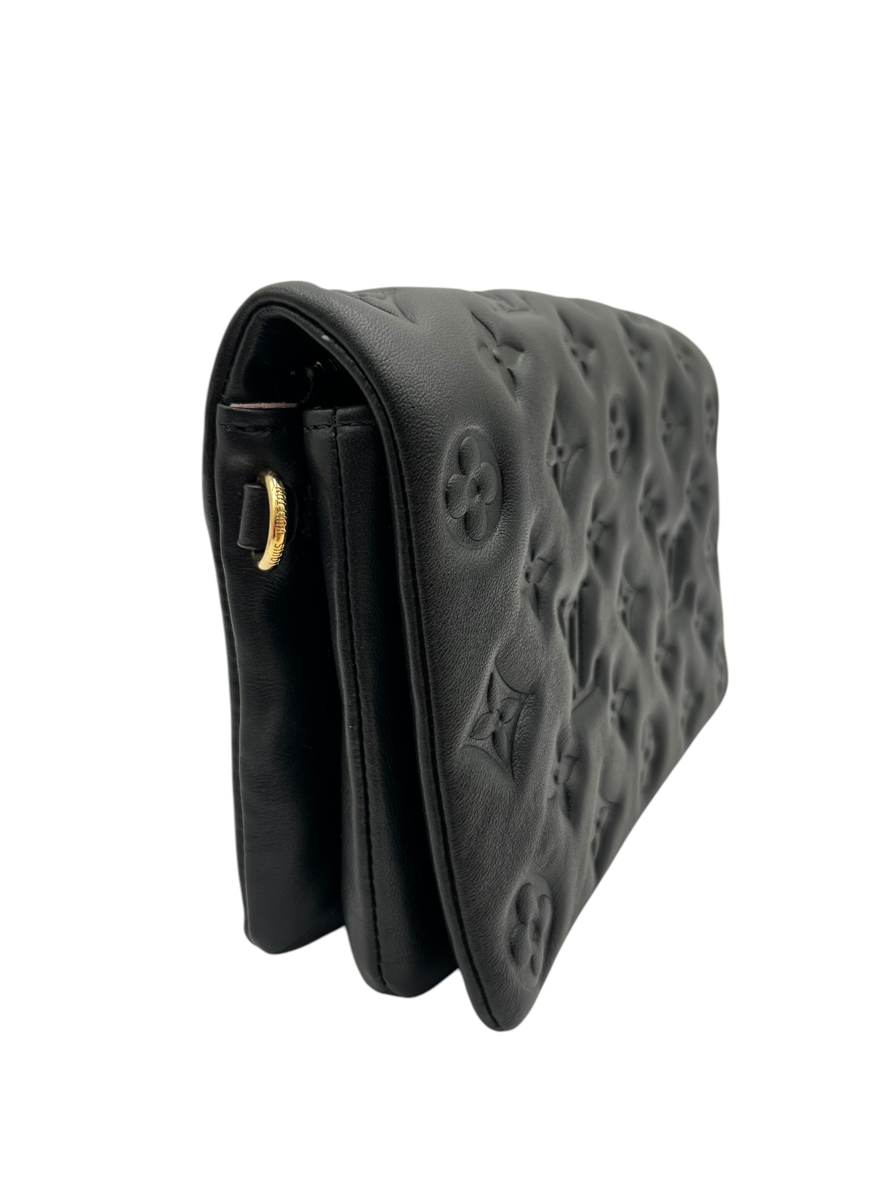 LOUIS VUITTON POCHETTE COUSSIN BLACK