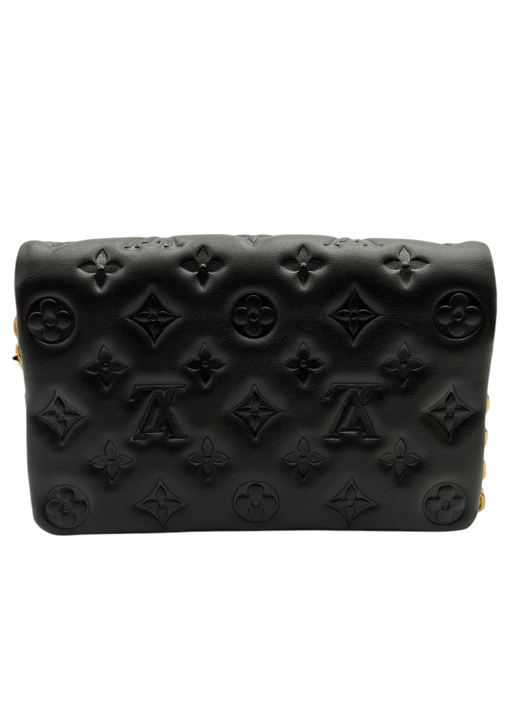 LOUIS VUITTON POCHETTE COUSSIN BLACK