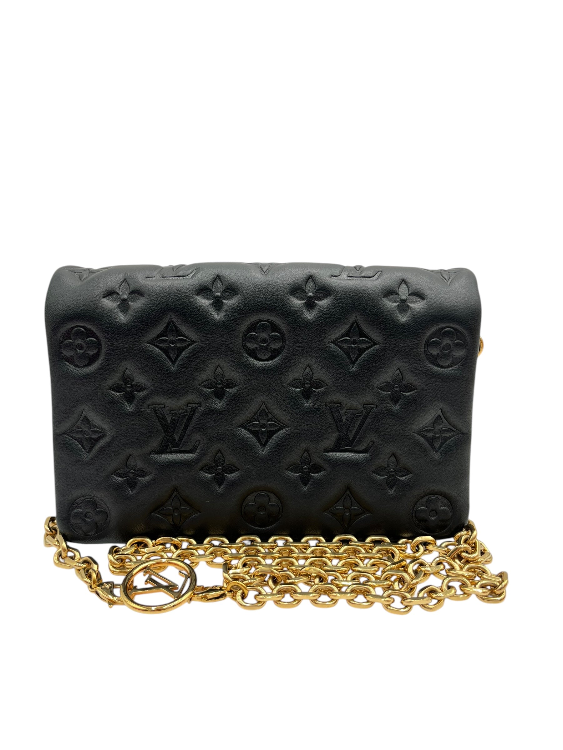 LOUIS VUITTON POCHETTE COUSSIN BLACK