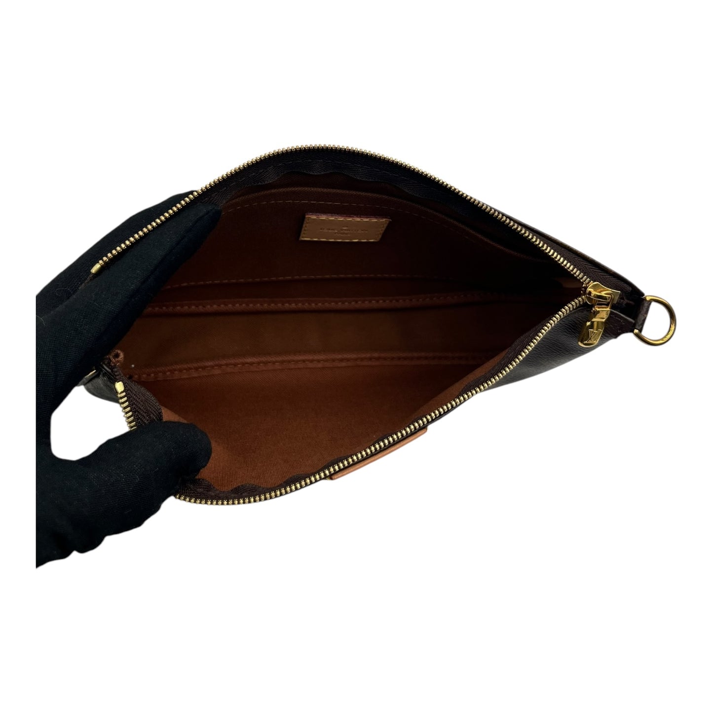 LOUIS VUITTON MULTI POCHETTE ACCESSOIRES HUNTER GREEN STRAP