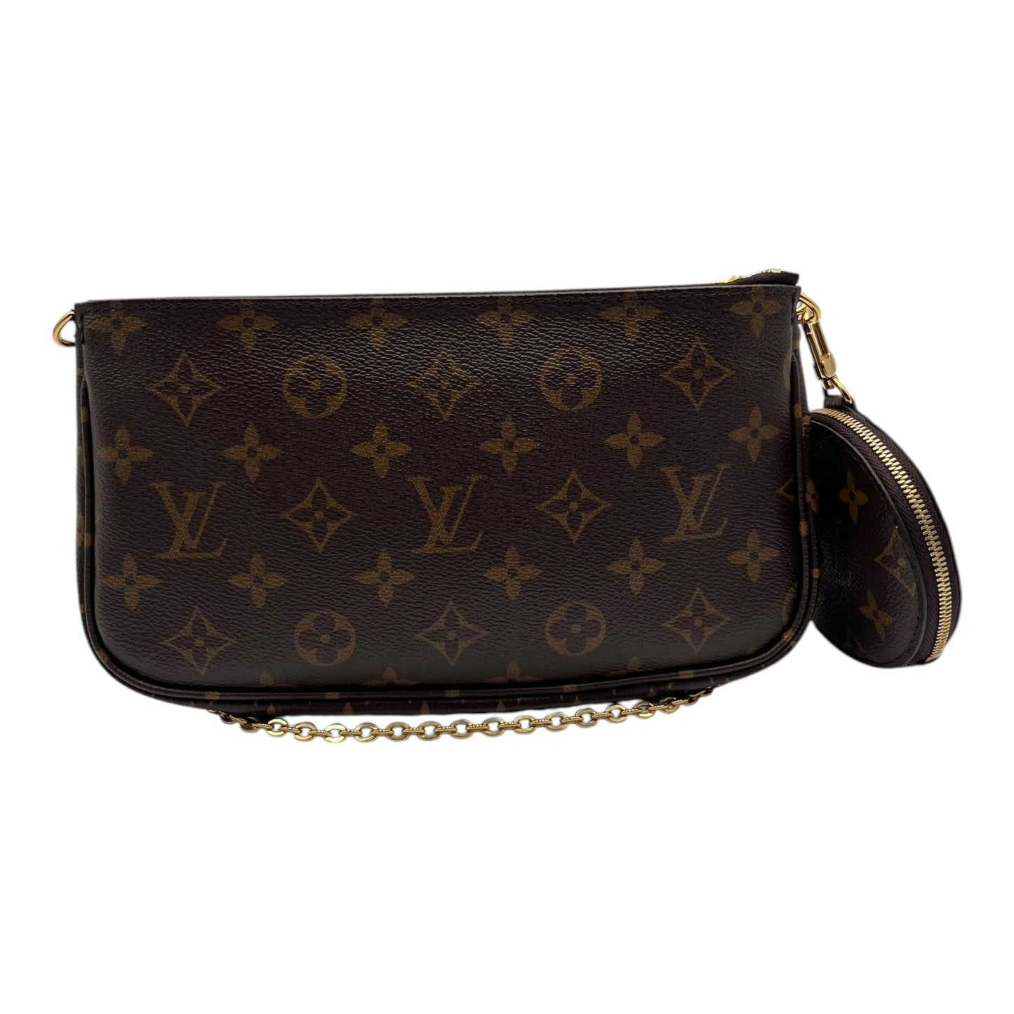 LOUIS VUITTON MULTI POCHETTE ACCESSOIRES HUNTER GREEN STRAP