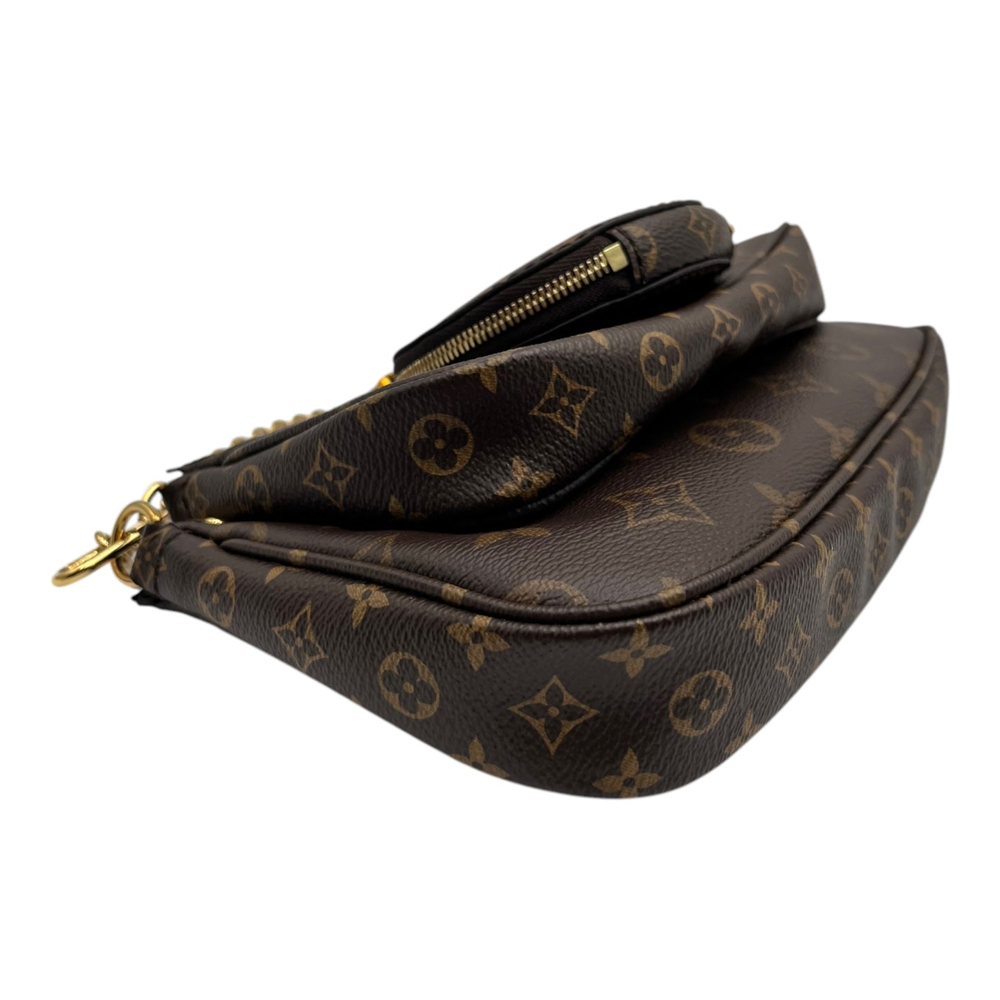 LOUIS VUITTON MULTI POCHETTE ACCESSOIRES HUNTER GREEN STRAP
