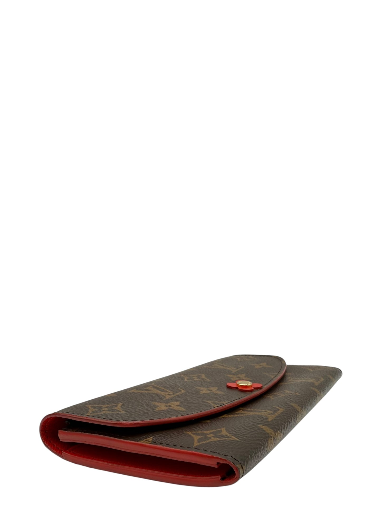 LOUIS VUITTON EMILIE WALLET BLOOMING FLOWER RED