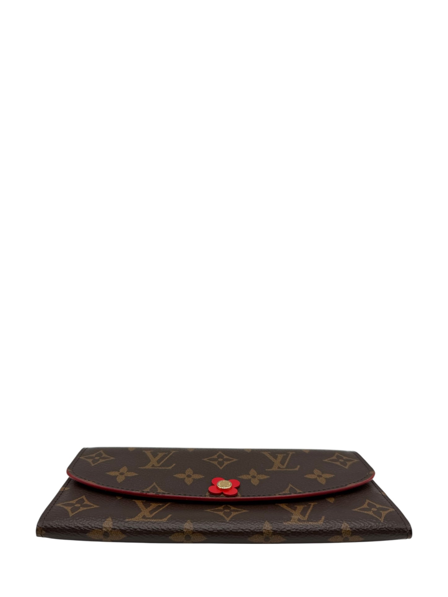 LOUIS VUITTON EMILIE WALLET BLOOMING FLOWER RED