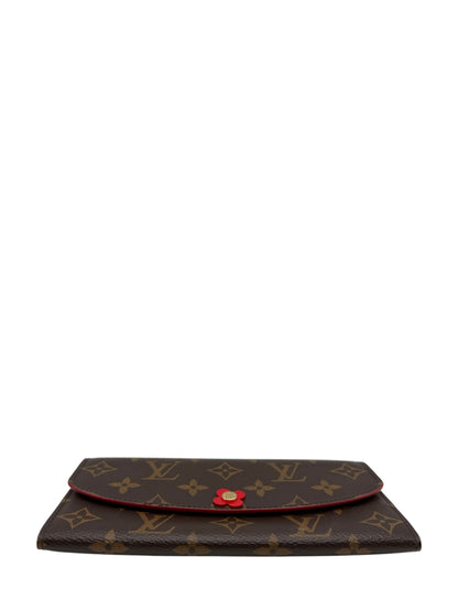 LOUIS VUITTON EMILIE WALLET BLOOMING FLOWER RED