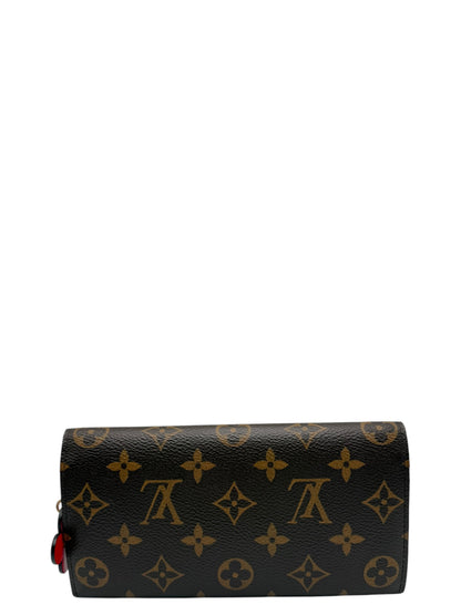 LOUIS VUITTON EMILIE WALLET BLOOMING FLOWER RED