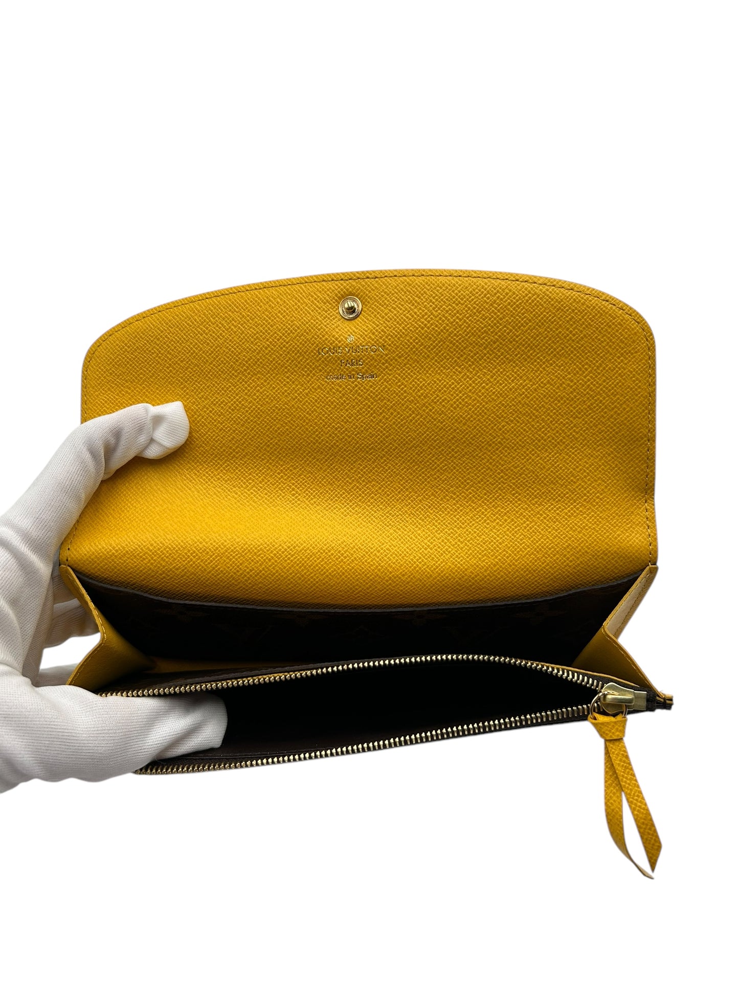 LOUIS VUITTON EMILIE WALLET YELLOW