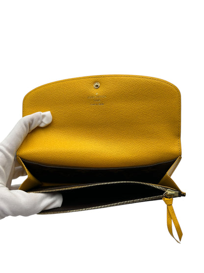 LOUIS VUITTON EMILIE WALLET YELLOW