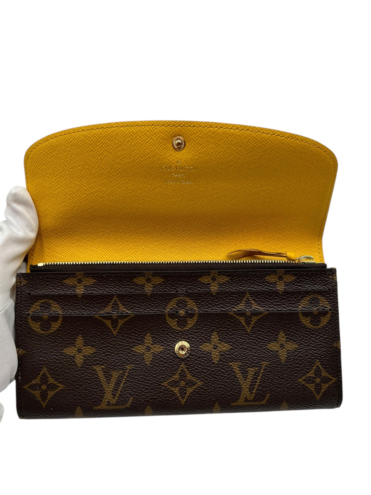 LOUIS VUITTON EMILIE WALLET YELLOW