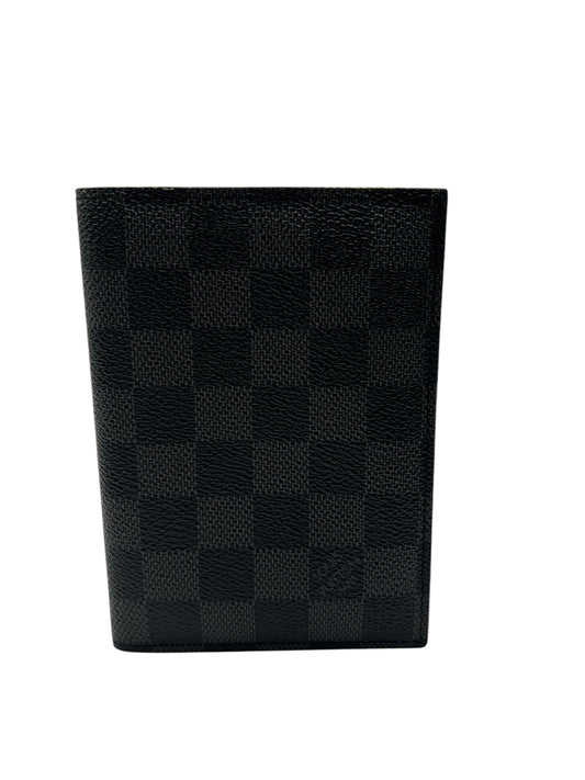 LOUIS VUITTON GRAPHITE CANVAS PASSPORT HOLDER
