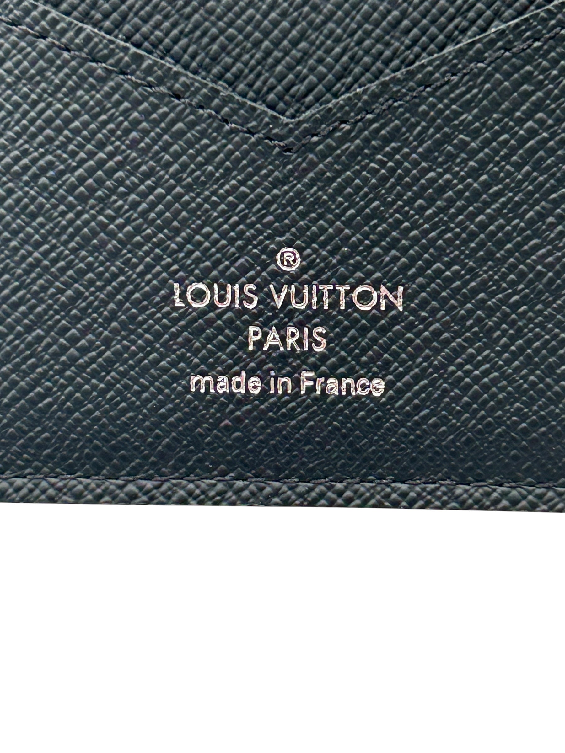 LOUIS VUITTON GRAPHITE CANVAS PASSPORT HOLDER