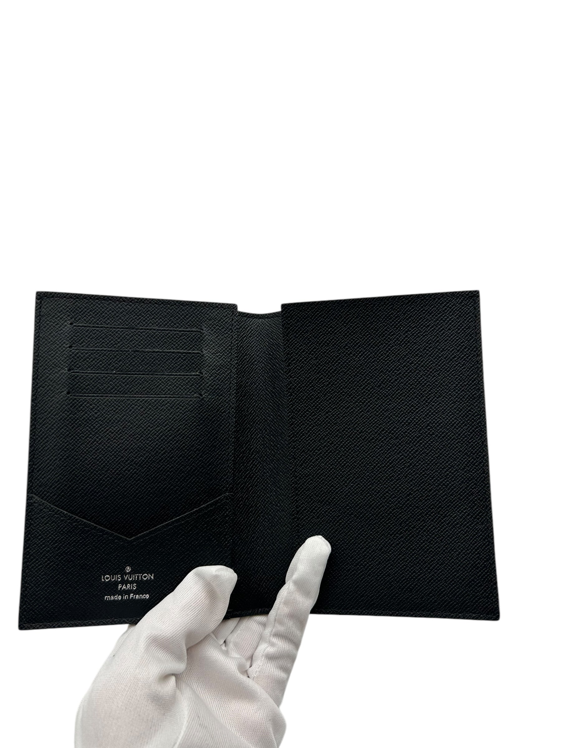 LOUIS VUITTON GRAPHITE CANVAS PASSPORT HOLDER