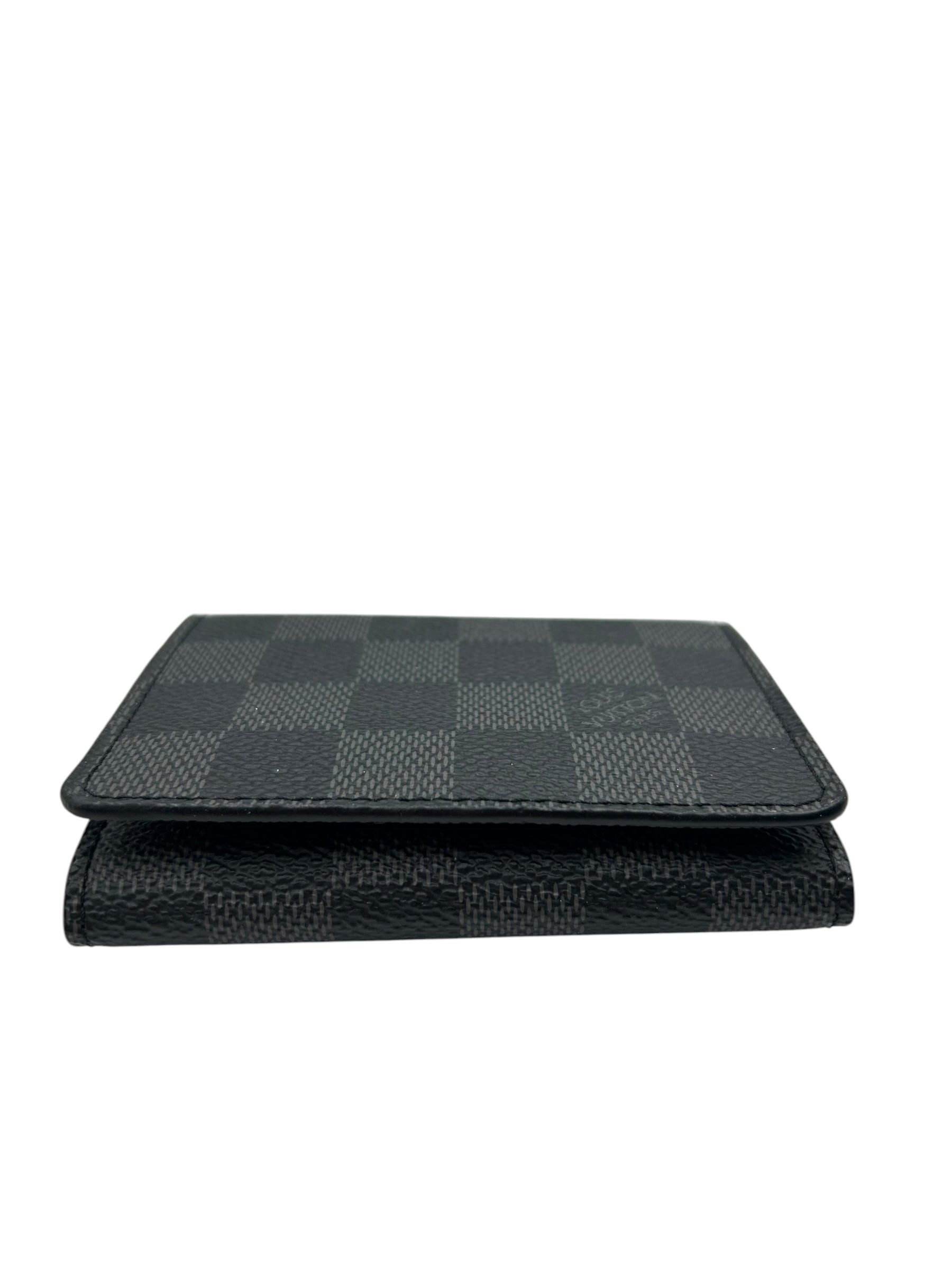 LOUIS VUITTON GRAPHITE CANVAS CARD HOLDER