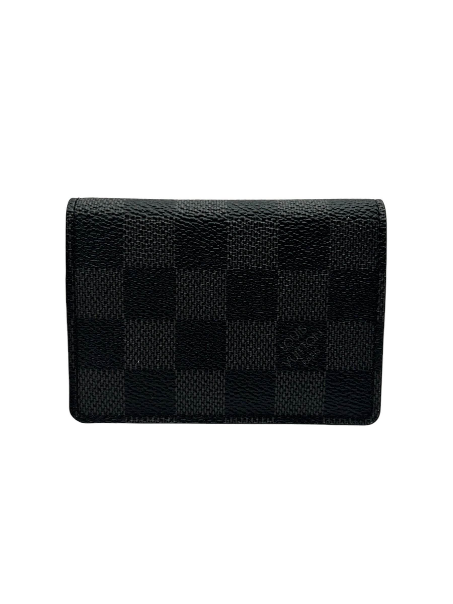 LOUIS VUITTON GRAPHITE CANVAS CARD HOLDER