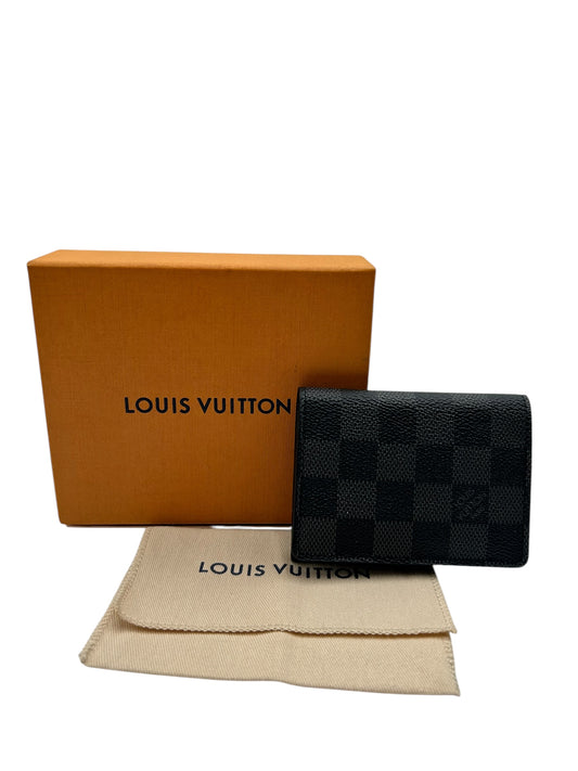 LOUIS VUITTON GRAPHITE CANVAS CARD HOLDER