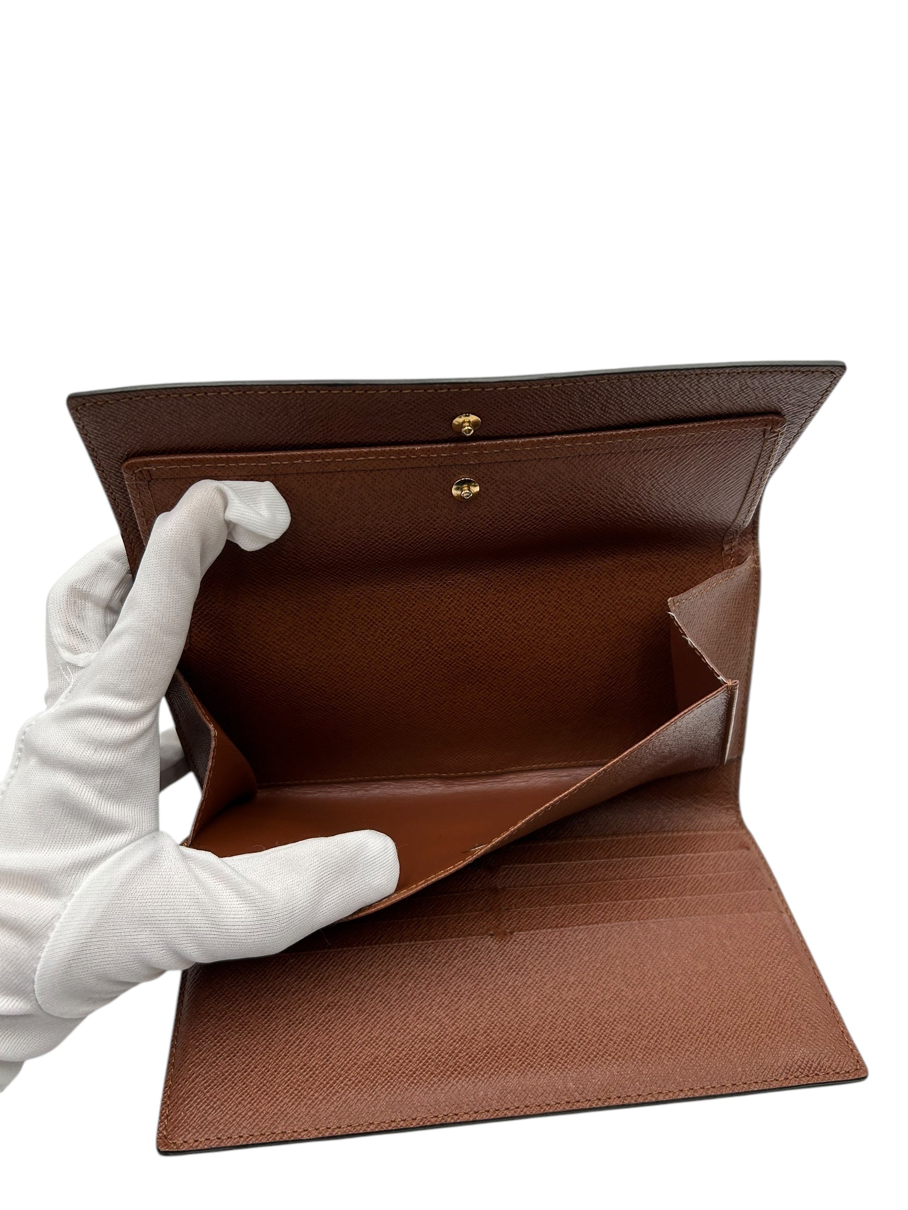 LOUIS VUITTON MONOGRAM PORTEFEUILLE INTERNATIONAL LONG WALLET TRI-FOLD