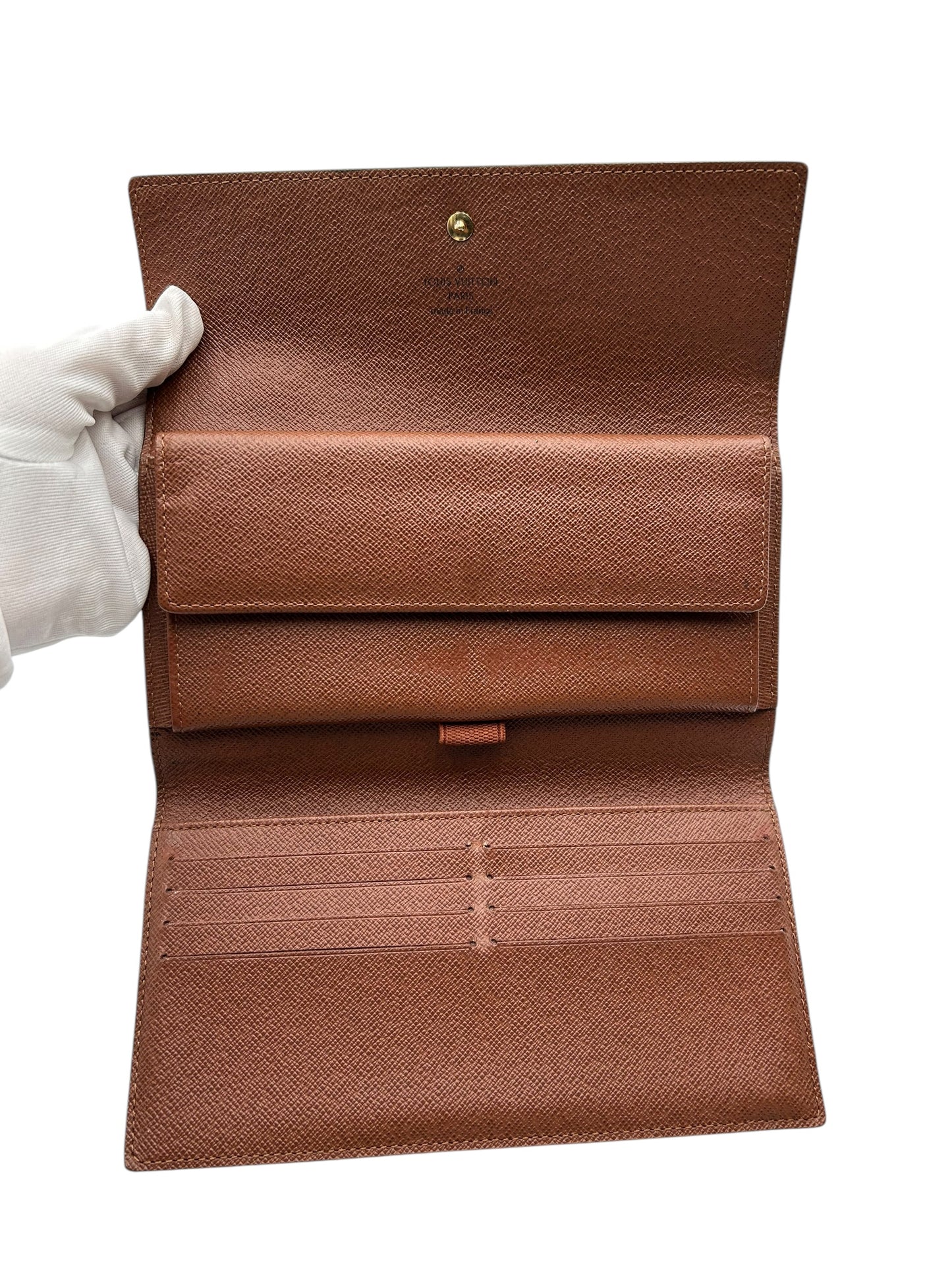 LOUIS VUITTON MONOGRAM PORTEFEUILLE INTERNATIONAL LONG WALLET TRI-FOLD