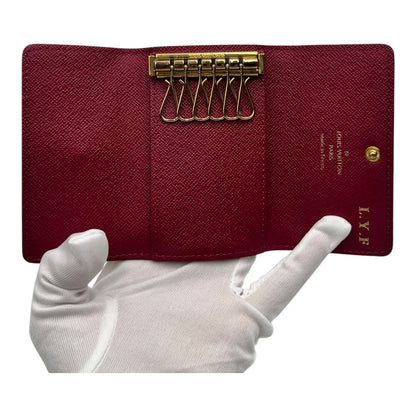 LOUIS VUITTON MONOGRAM KEY POUCH (burgundy)