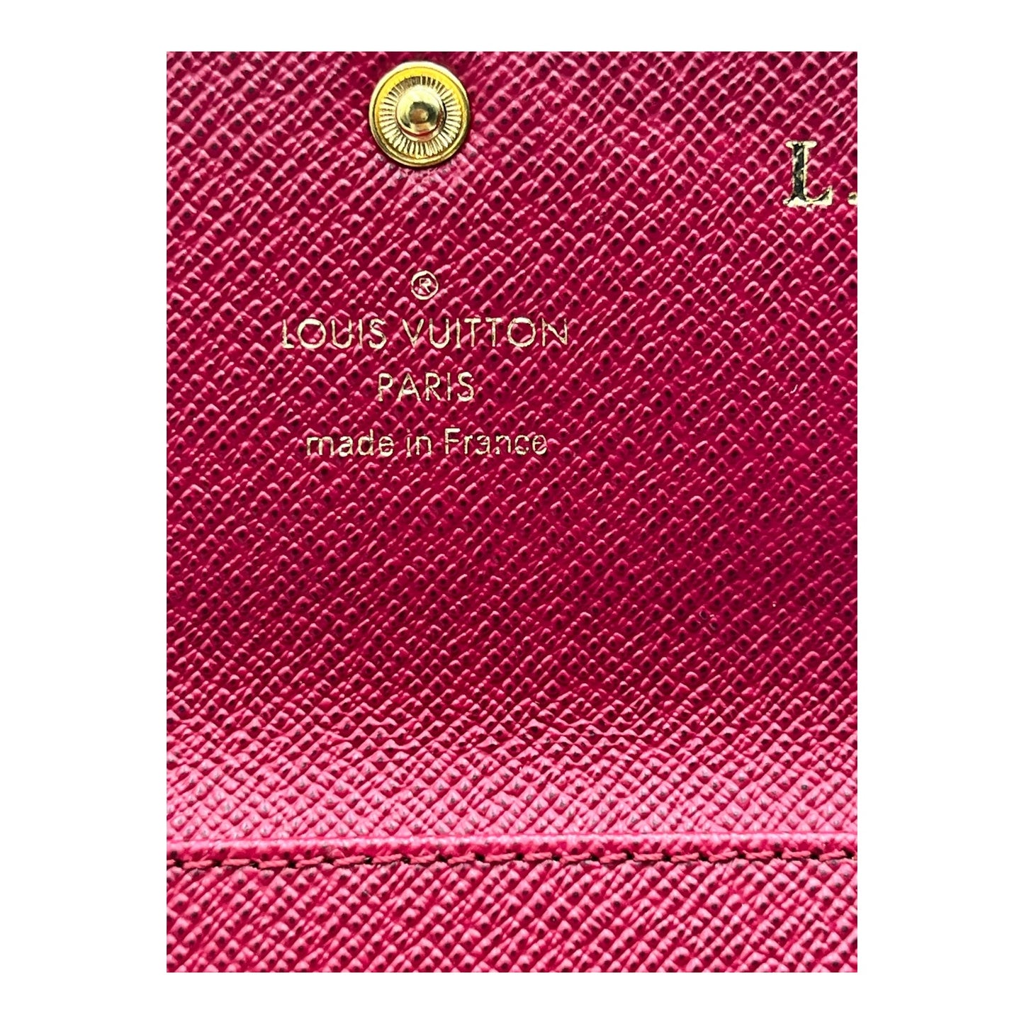LOUIS VUITTON MONOGRAM KEY POUCH (burgundy)