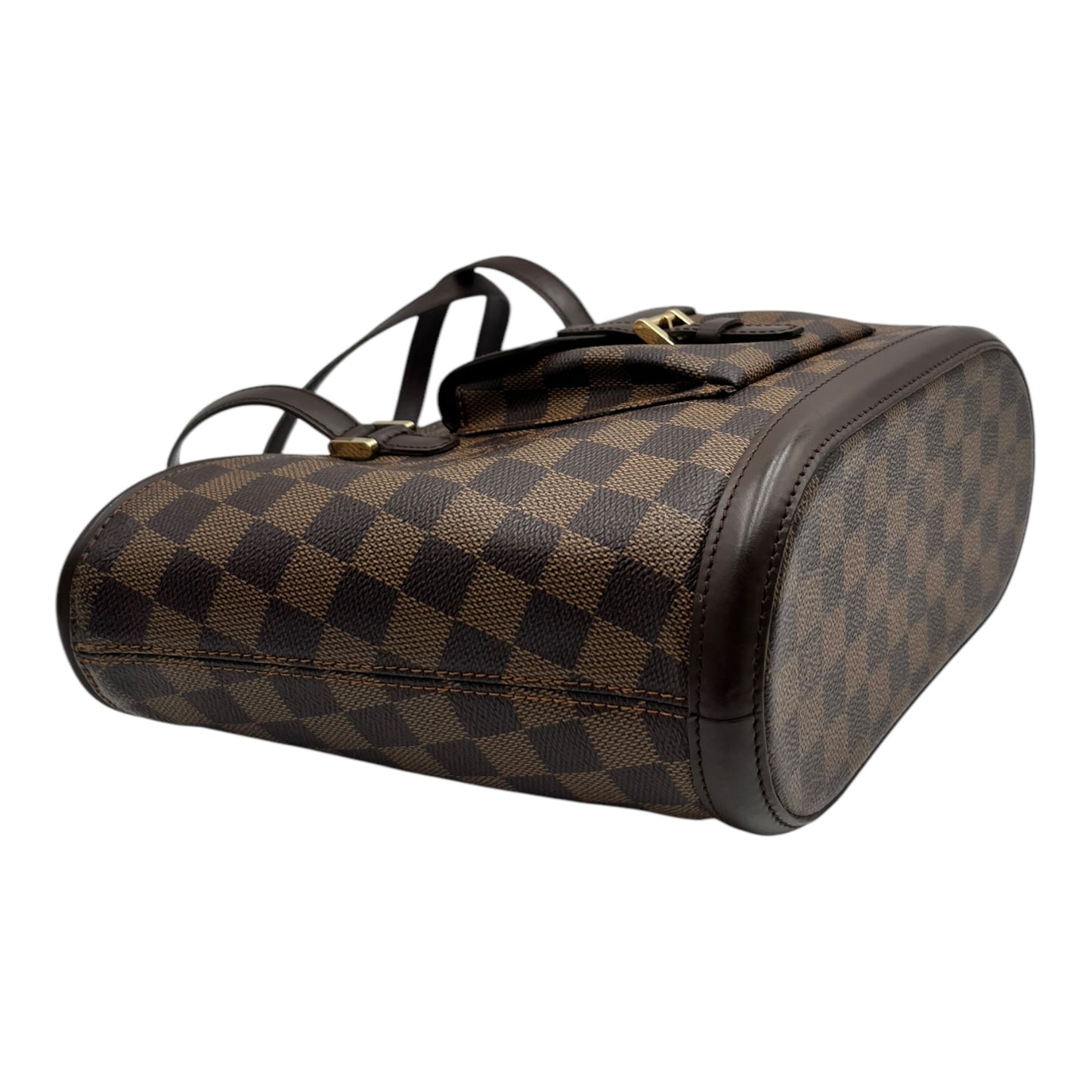 LOUIS VUITTON DAMIER EBENE MANOSQUE PM HANDBAG