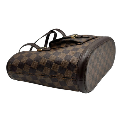 LOUIS VUITTON DAMIER EBENE MANOSQUE PM HANDBAG