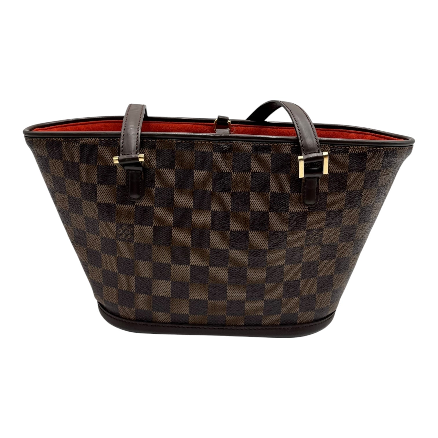 LOUIS VUITTON DAMIER EBENE MANOSQUE PM HANDBAG