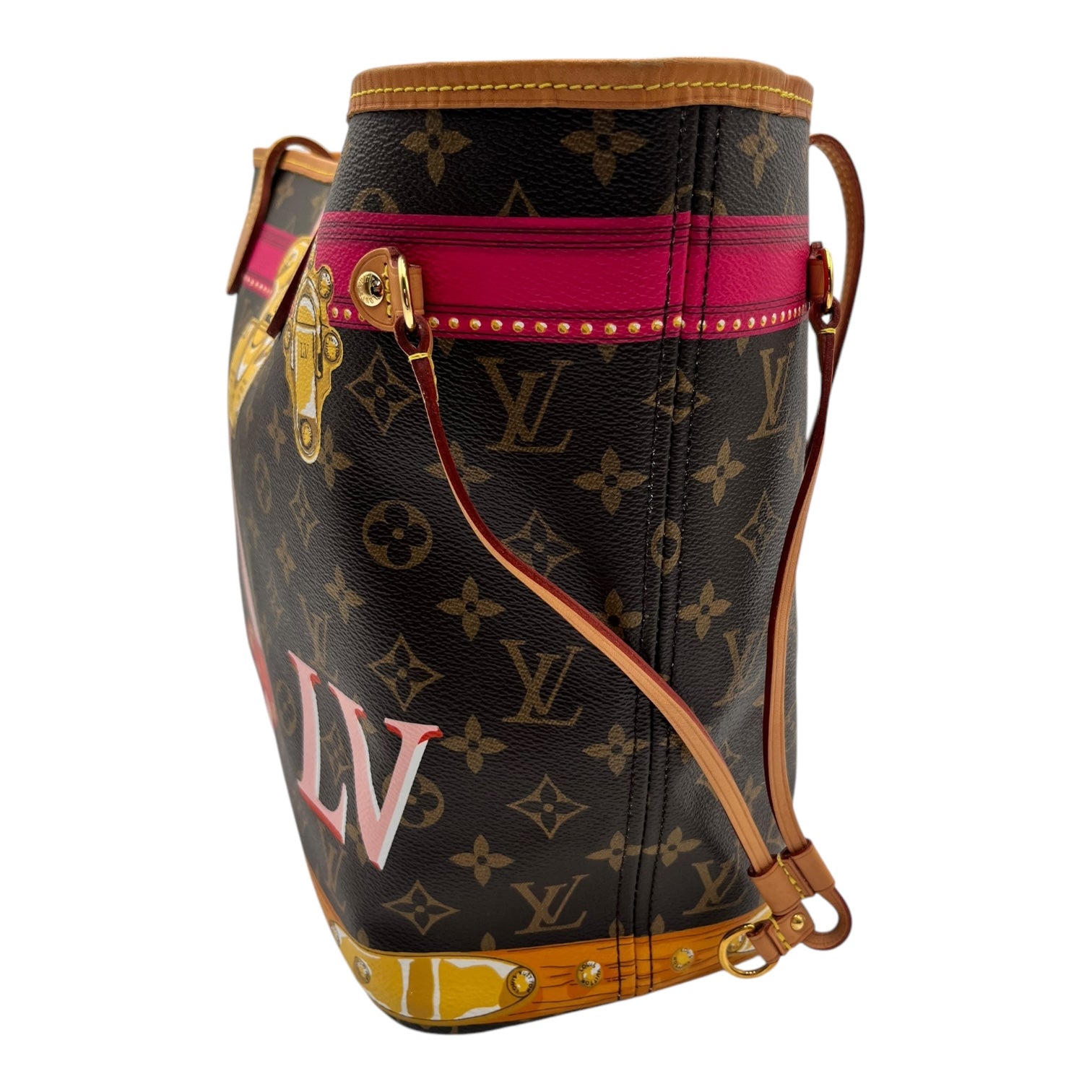 LOUIS VUITTON NEVERFULL MM MONOGRAM CANVAS SUMMER TRUNK