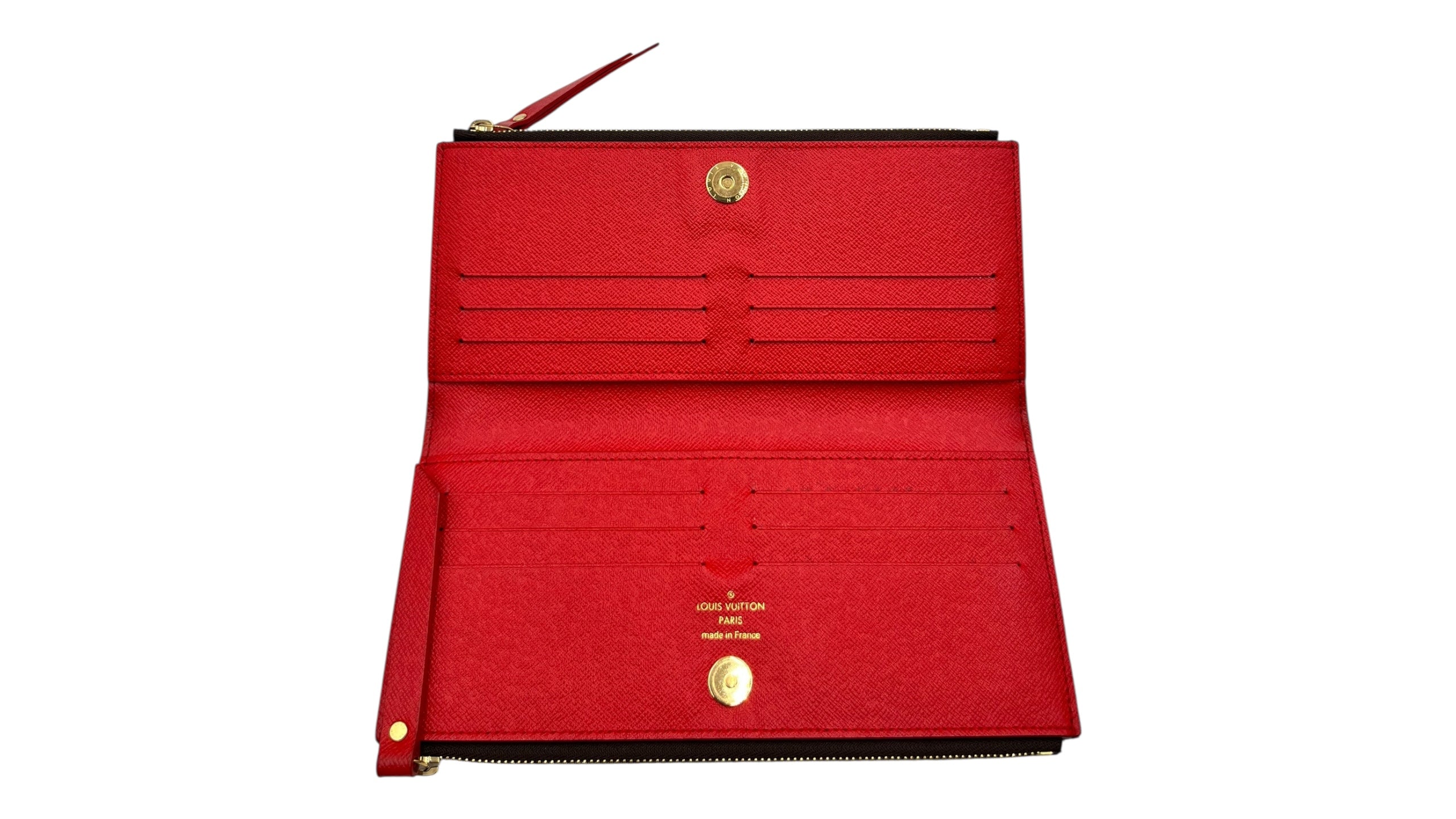 LOUIS VUITTON ADELE MONOGRAM DOUBLE ZIP WALLET