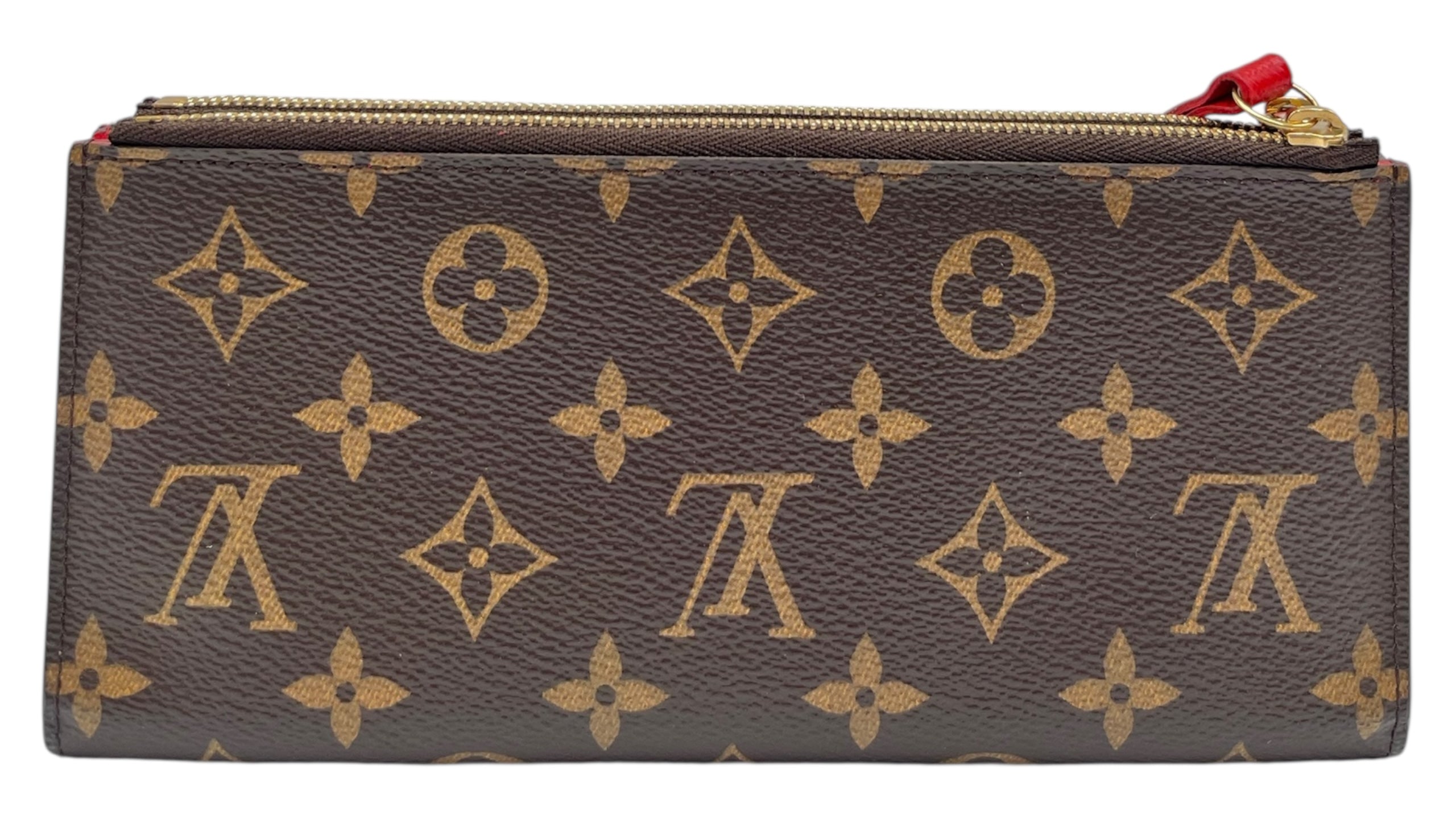 LOUIS VUITTON ADELE MONOGRAM DOUBLE ZIP WALLET