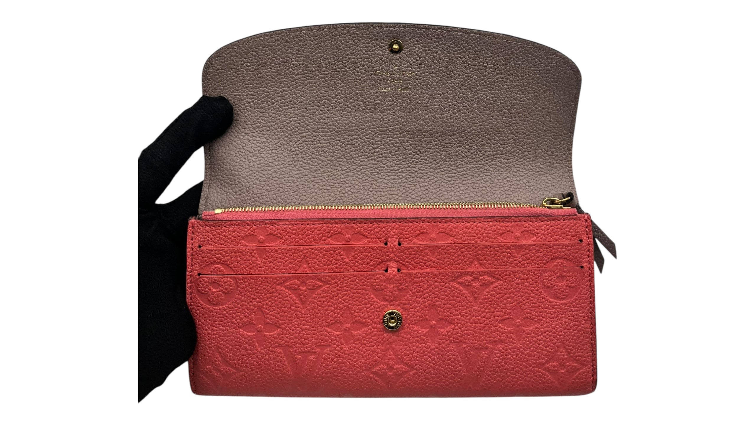LOUIS VUITTON EMPREINTE EMILIE WALLET BLOSSOM