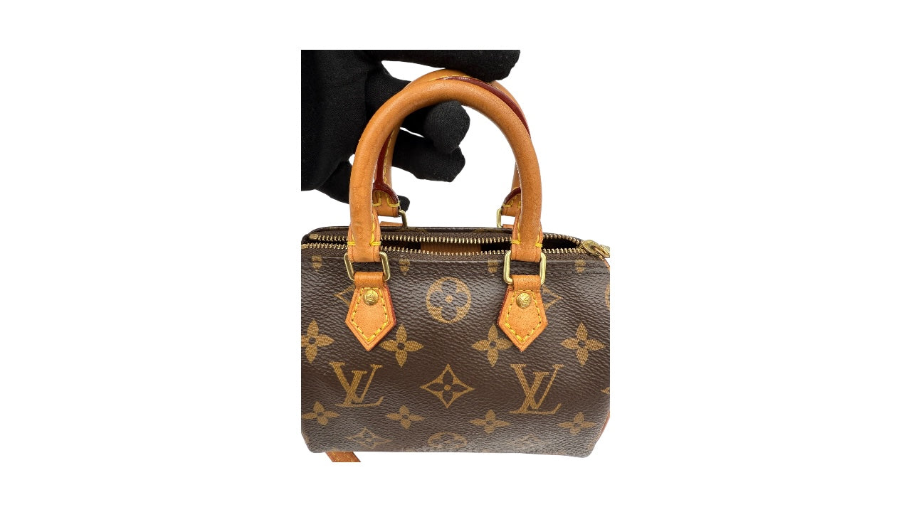 LOUIS VUITTON MONOGRAM CANVAS SPEEDY NANO