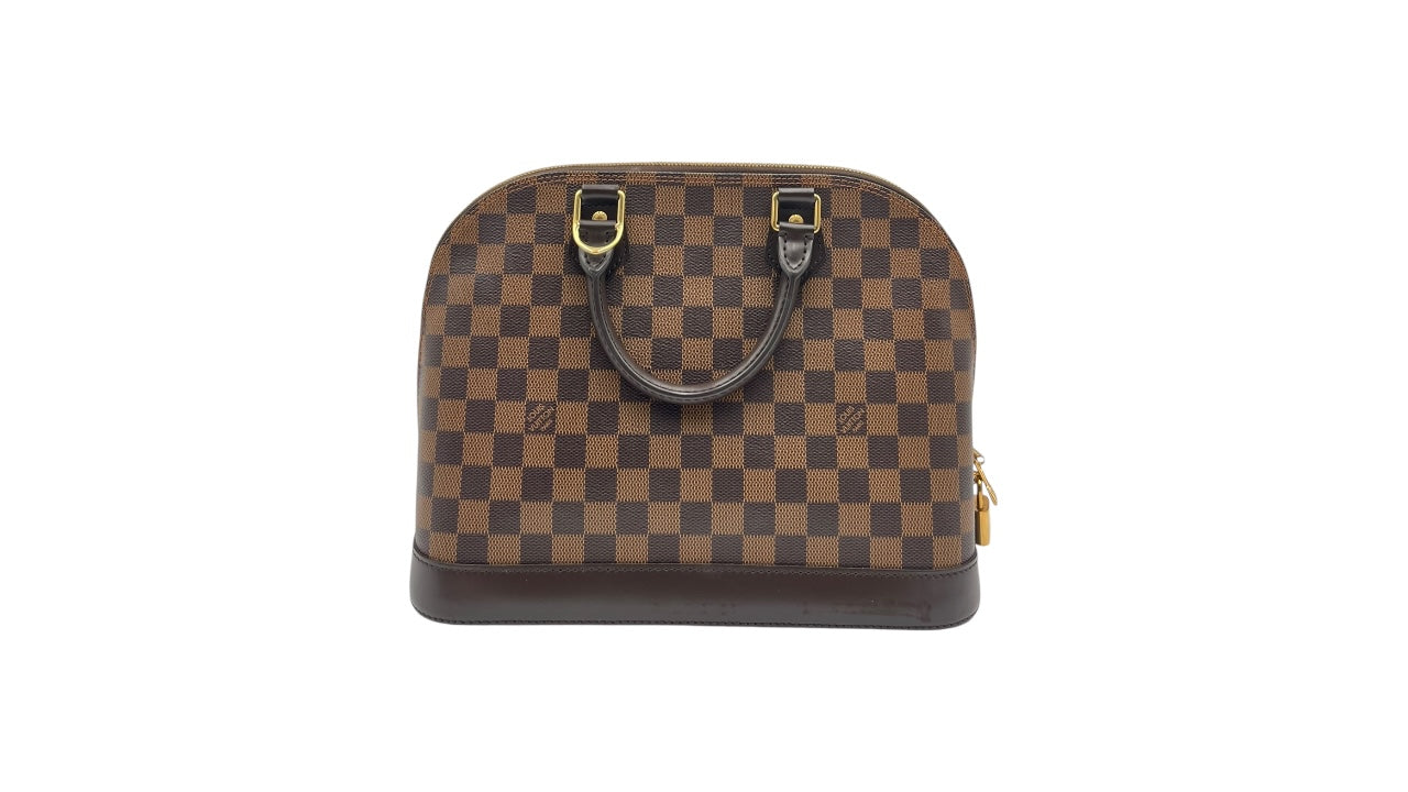 LOUIS VUITTON ALMA PM DAMIER EBENE TOTE