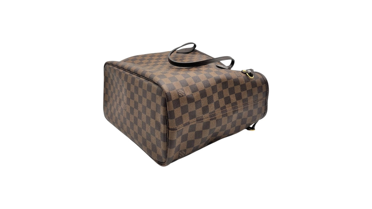 LOUIS VUITTON NEVERFULL MM DAMIER EBENE CANVAS SHOPPING TOTE