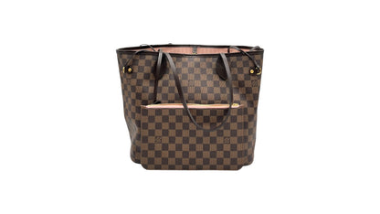 LOUIS VUITTON NEVERFULL MM DAMIER EBENE CANVAS SHOPPING TOTE