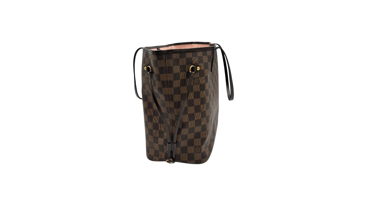 LOUIS VUITTON NEVERFULL MM DAMIER EBENE CANVAS SHOPPING TOTE